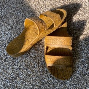 Slide on sandals